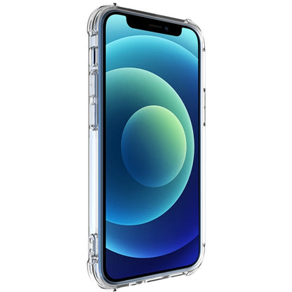 Clear TPU shockproof phone case with screen protection and side buttons