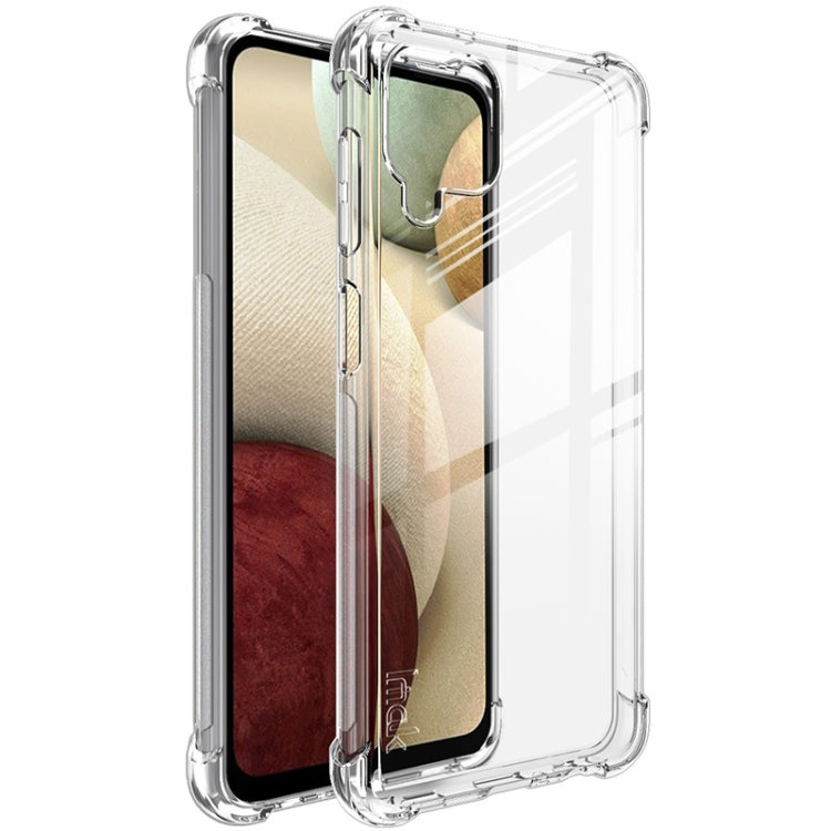 Clear TPU shockproof phone case with camera cutout and raised screen lip
