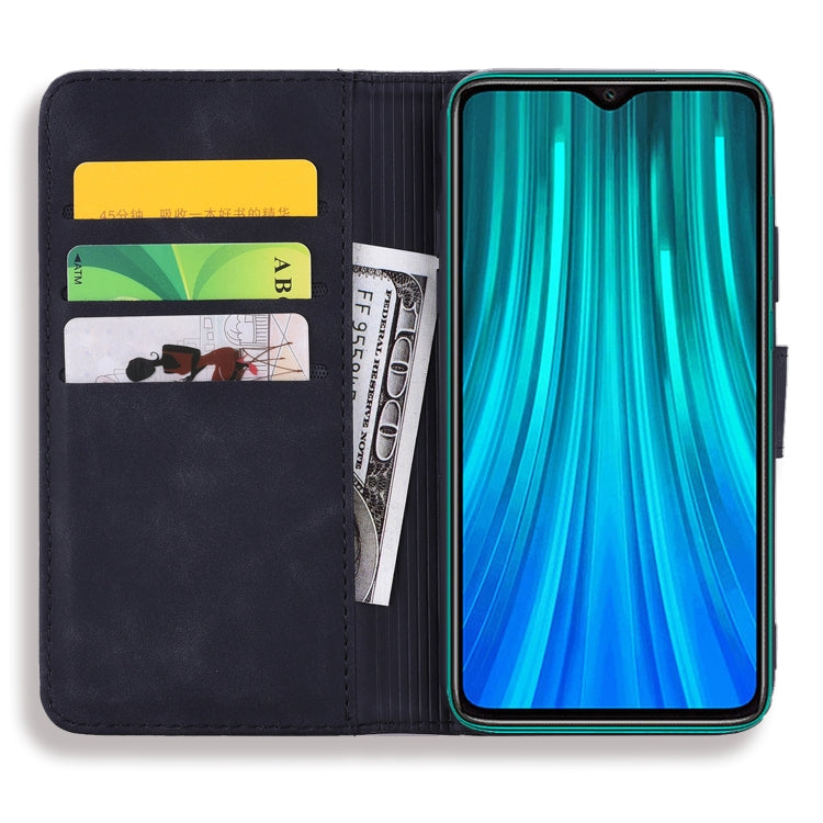 Dark leather wallet case interior with card slots and fold-over cover