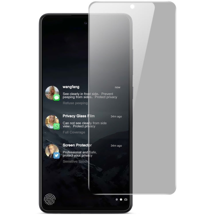 Anti-spy tempered glass screen protector film for phone display privacy coverage
