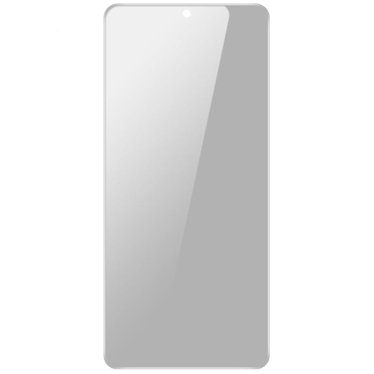 Tempered glass screen protector film cutout for smartphone front display