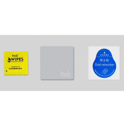 IMAK screen protector cleaning accessories kit with wipe cloth and dust absorber