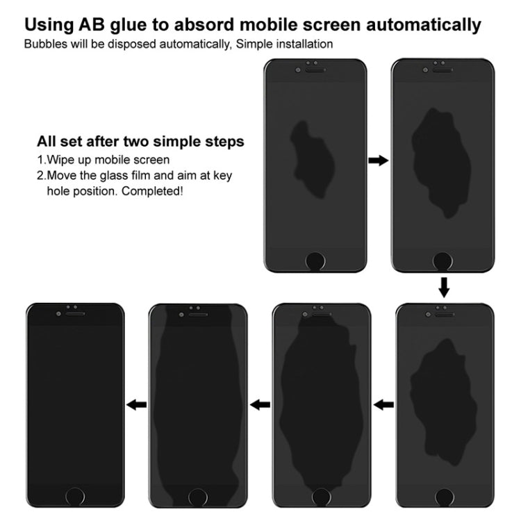 Tempered glass screen protector installation steps with alignment and bubble removal