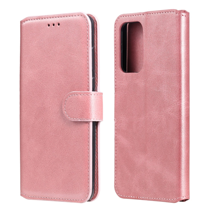 Rose gold flip leather phone wallet case with card slot and rear camera opening