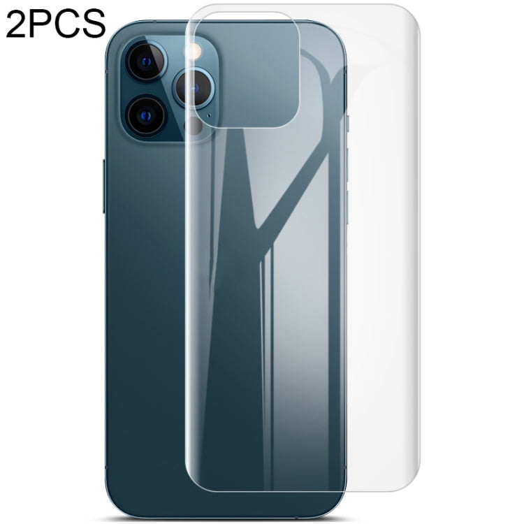 2-pack curved transparent hydrogel back protector films with camera cutouts