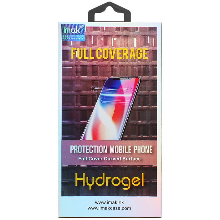 IMAK full coverage curved hydrogel screen protector box for mobile phone.