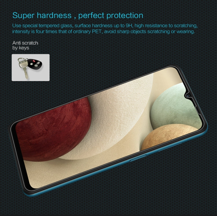 NILLKIN explosion-proof tempered glass screen protector film on smartphone display