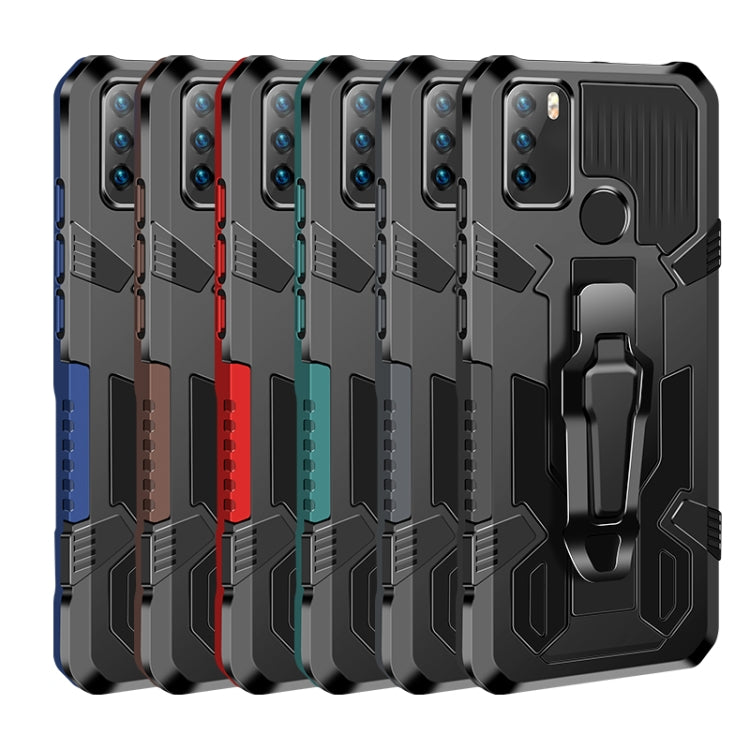 Rugged shockproof phone cases set, multiple colors with textured back and kickstand