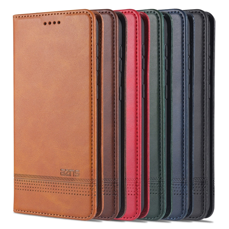 Assorted magnetic flip leather phone cases in multiple colors with card slots