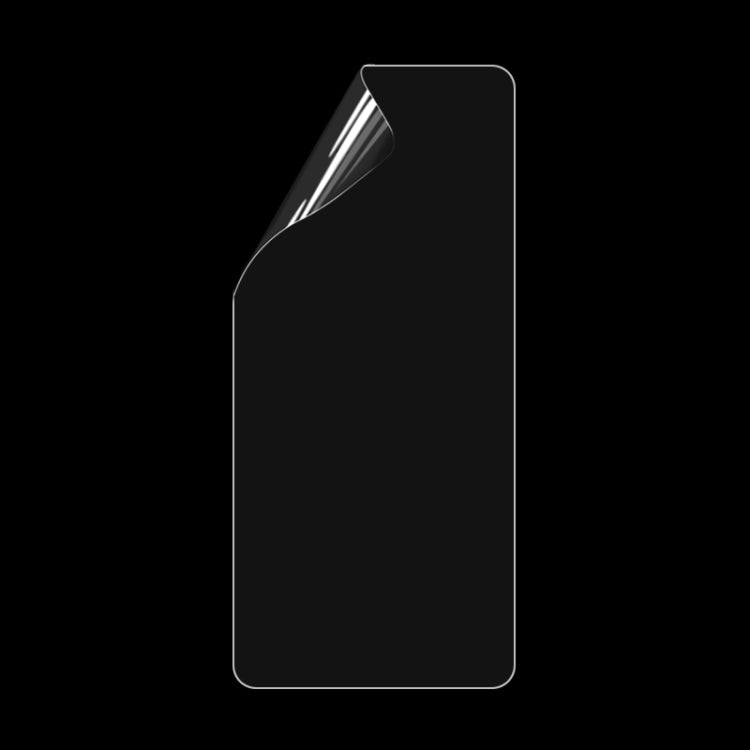 Clear hydrogel front screen protector film, full coverage panel