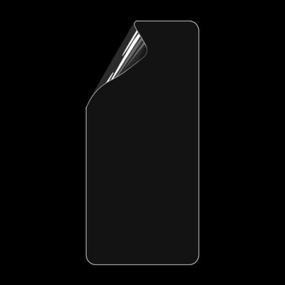 Clear hydrogel screen protector film sheet for smartphone, full coverage shape