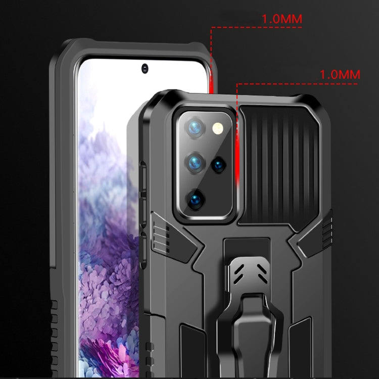 Black rugged phone protective case with raised camera bezel and side buttons