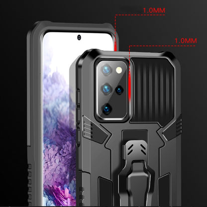 Black rugged phone protective case with raised camera bezel and side buttons