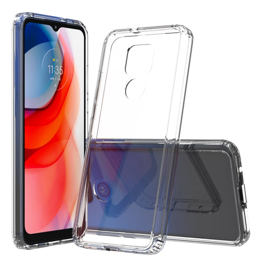 Clear TPU acrylic phone case, dual-layer protection, raised edges, front and back