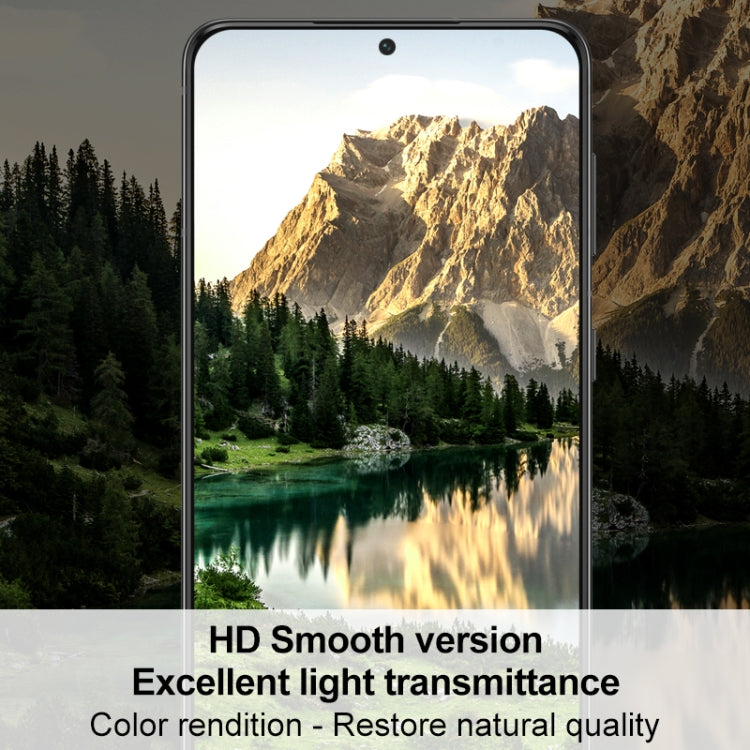 Curved hydrogel screen protector film, clear, for smartphone display, smooth-touch
