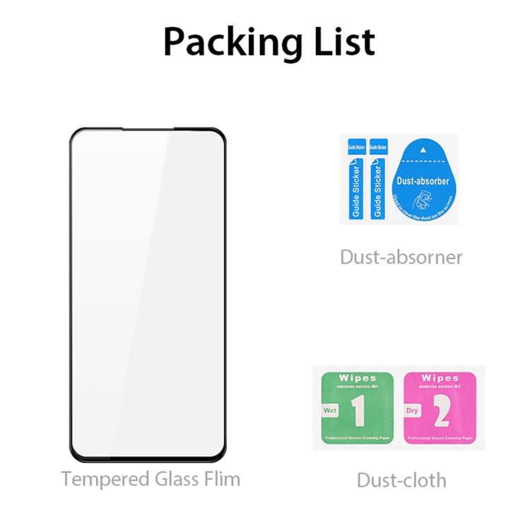 Tempered glass screen protector kit with cleaning cloth and wipe pads