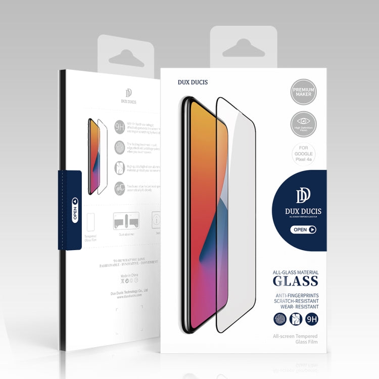 DUX DUCIS tempered glass screen protector film packaging with device-fit design