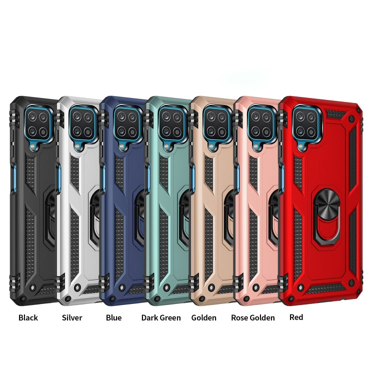 Assorted color rugged phone cases with 360° ring kickstand and camera openings