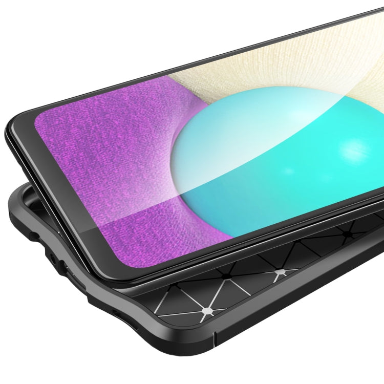 Black litchi-texture TPU shockproof case with raised screen edge and camera cutout