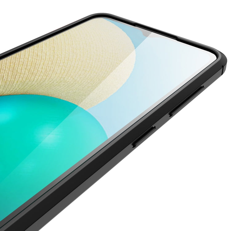 Black litchi-texture TPU shockproof case with raised rim for screen protection