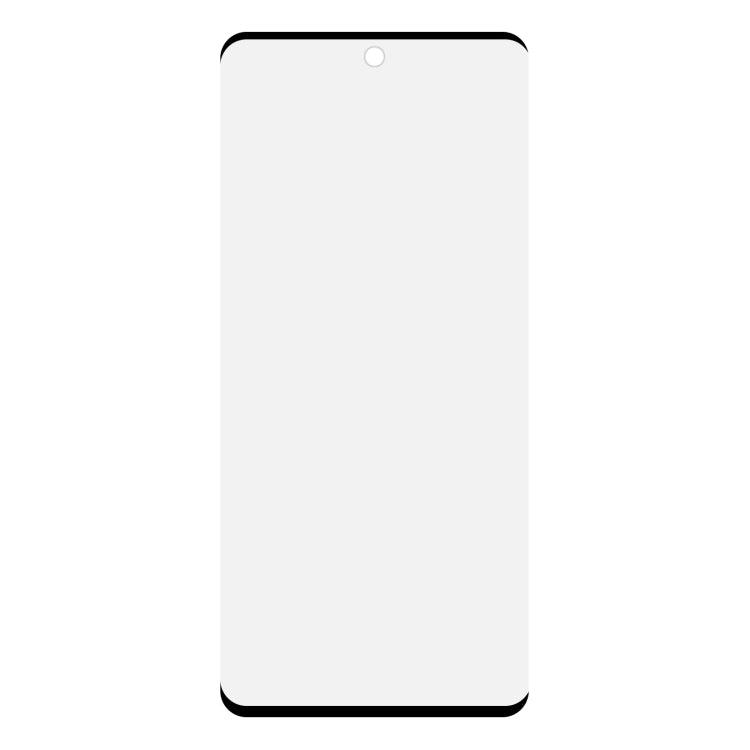 Curved edge tempered glass screen protector film with cutout for speaker