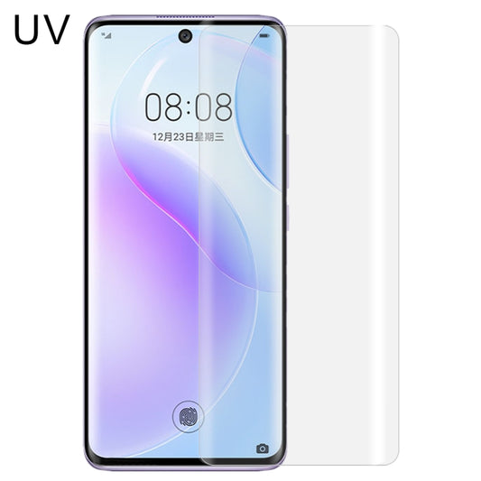 Curved full-glue tempered glass screen protector with clear film for Huawei nova phone