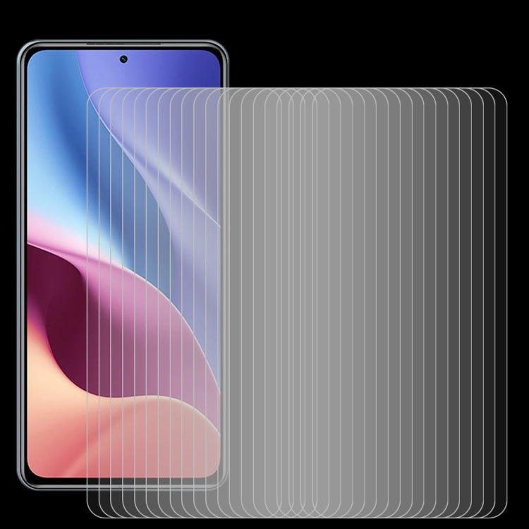 Tempered glass screen protector film set with multiple rounded 2.5D pieces