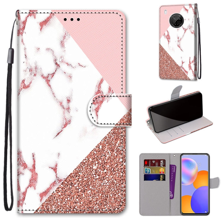 Coloured Drawing Cross Texture Horizontal Flip PU Leather Case with Holder & Card Slots & Wallet & Lanyard, For LG Stylo 7 5G, For Huawei Y9a, For Honor 10X Lite, For Nokia 2.4, For Nokia 3.4