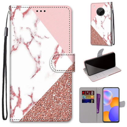 Coloured Drawing Cross Texture Horizontal Flip PU Leather Case with Holder & Card Slots & Wallet & Lanyard, For LG Stylo 7 5G, For Huawei Y9a, For Honor 10X Lite, For Nokia 2.4, For Nokia 3.4