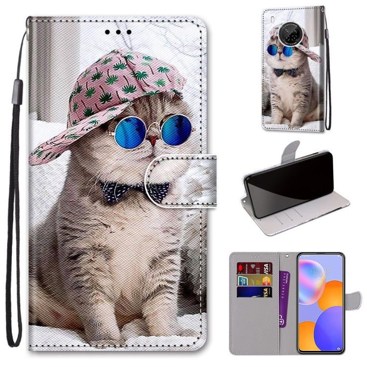 Coloured Drawing Cross Texture Horizontal Flip PU Leather Case with Holder & Card Slots & Wallet & Lanyard, For LG Stylo 7 5G, For Huawei Y9a, For Honor 10X Lite, For Nokia 2.4, For Nokia 3.4