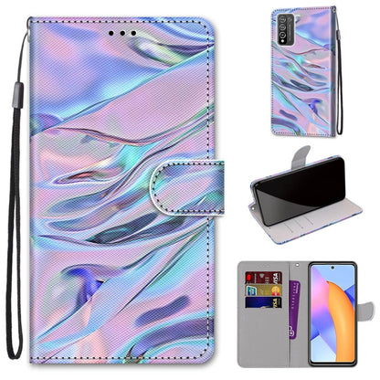 Coloured Drawing Cross Texture Horizontal Flip PU Leather Case with Holder & Card Slots & Wallet & Lanyard, For LG Stylo 7 5G, For Huawei Y9a, For Honor 10X Lite, For Nokia 2.4, For Nokia 3.4