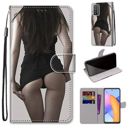 Coloured Drawing Cross Texture Horizontal Flip PU Leather Case with Holder & Card Slots & Wallet & Lanyard, For LG Stylo 7 5G, For Huawei Y9a, For Honor 10X Lite, For Nokia 2.4, For Nokia 3.4