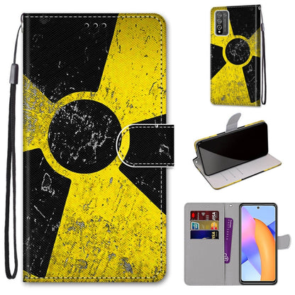 Coloured Drawing Cross Texture Horizontal Flip PU Leather Case with Holder & Card Slots & Wallet & Lanyard, For LG Stylo 7 5G, For Huawei Y9a, For Honor 10X Lite, For Nokia 2.4, For Nokia 3.4