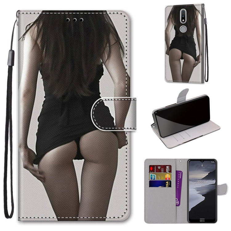 Coloured Drawing Cross Texture Horizontal Flip PU Leather Case with Holder & Card Slots & Wallet & Lanyard, For LG Stylo 7 5G, For Huawei Y9a, For Honor 10X Lite, For Nokia 2.4, For Nokia 3.4