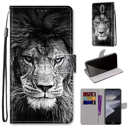 Coloured Drawing Cross Texture Horizontal Flip PU Leather Case with Holder & Card Slots & Wallet & Lanyard, For LG Stylo 7 5G, For Huawei Y9a, For Honor 10X Lite, For Nokia 2.4, For Nokia 3.4