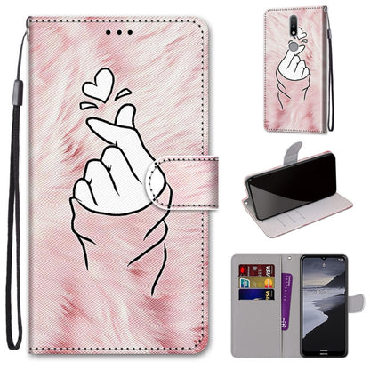 Coloured Drawing Cross Texture Horizontal Flip PU Leather Case with Holder & Card Slots & Wallet & Lanyard, For LG Stylo 7 5G, For Huawei Y9a, For Honor 10X Lite, For Nokia 2.4, For Nokia 3.4