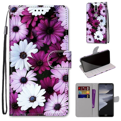 Coloured Drawing Cross Texture Horizontal Flip PU Leather Case with Holder & Card Slots & Wallet & Lanyard, For LG Stylo 7 5G, For Huawei Y9a, For Honor 10X Lite, For Nokia 2.4, For Nokia 3.4