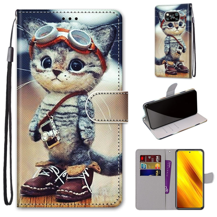 Cartoon hamster PU leather phone wallet case with flip cover, card slots, and wrist strap