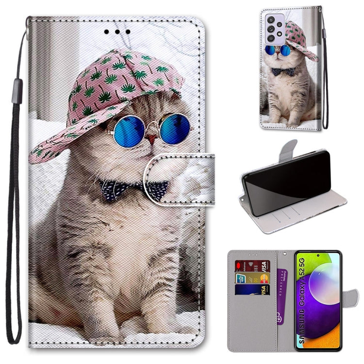 Dog photo with cactus cap flip PU leather phone wallet case with card slots and wrist strap