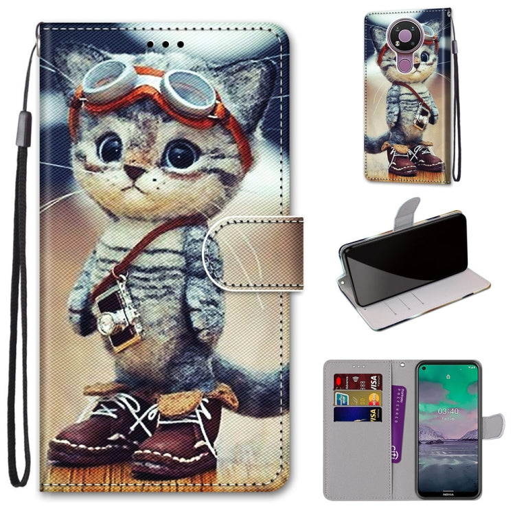 Coloured Drawing Cross Texture Horizontal Flip PU Leather Case with Holder & Card Slots & Wallet & Lanyard, For LG Stylo 7 5G, For Huawei Y9a, For Honor 10X Lite, For Nokia 2.4, For Nokia 3.4
