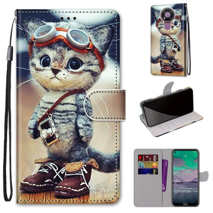 Coloured Drawing Cross Texture Horizontal Flip PU Leather Case with Holder & Card Slots & Wallet & Lanyard, For LG Stylo 7 5G, For Huawei Y9a, For Honor 10X Lite, For Nokia 2.4, For Nokia 3.4
