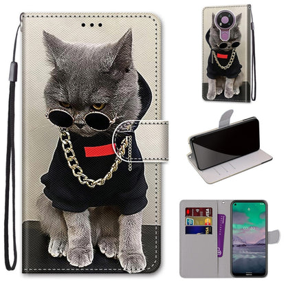 Coloured Drawing Cross Texture Horizontal Flip PU Leather Case with Holder & Card Slots & Wallet & Lanyard, For LG Stylo 7 5G, For Huawei Y9a, For Honor 10X Lite, For Nokia 2.4, For Nokia 3.4