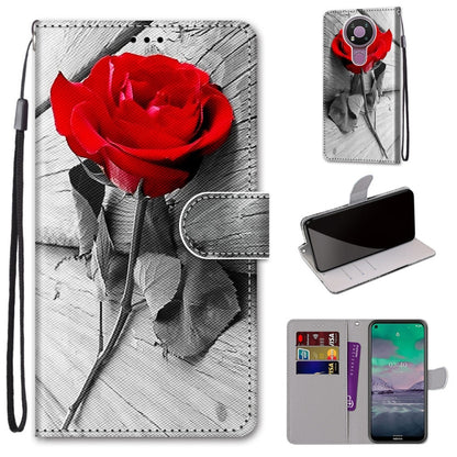 Coloured Drawing Cross Texture Horizontal Flip PU Leather Case with Holder & Card Slots & Wallet & Lanyard, For LG Stylo 7 5G, For Huawei Y9a, For Honor 10X Lite, For Nokia 2.4, For Nokia 3.4