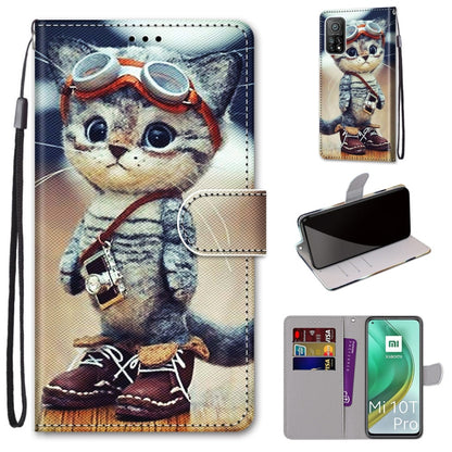 Phone wallet case with lanyard, flip cover, card slots; cute animal astronaut character print.