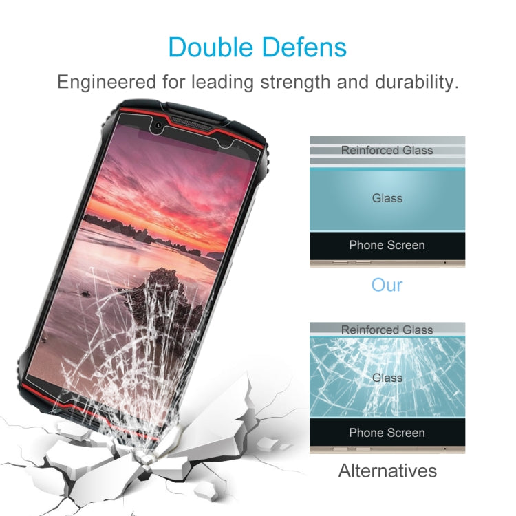 Tempered glass screen protector film set with reinforced glass layers, 10-pack