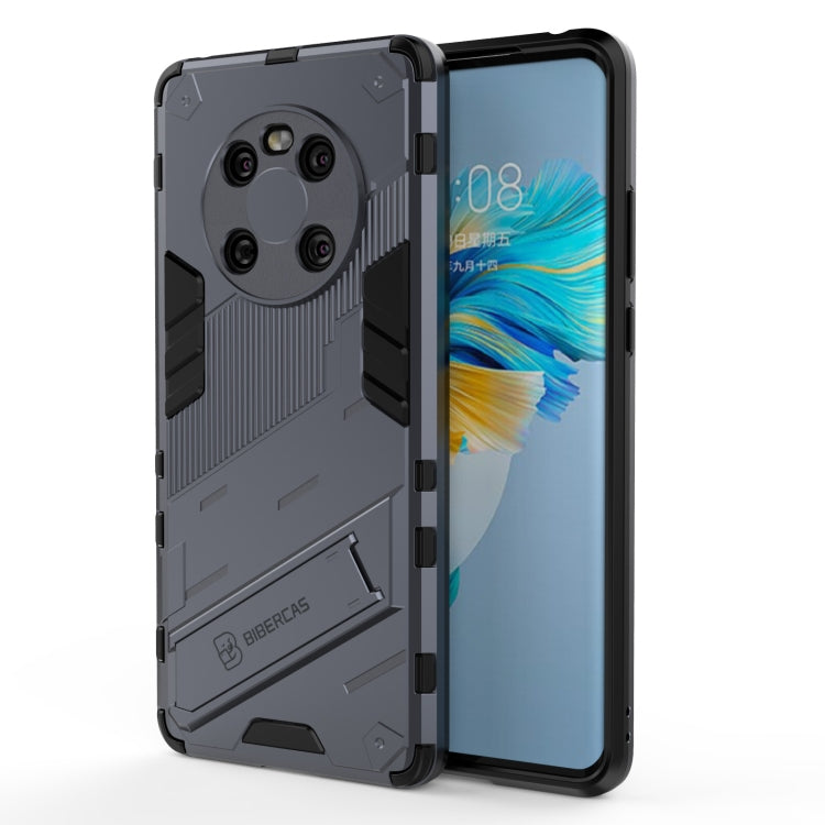 Rugged armor phone case with camera cutouts, gray, shockproof style