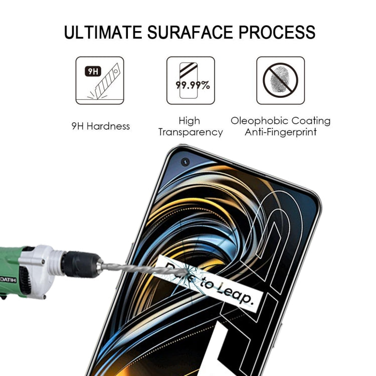 Full-screen tempered glass screen protector with 9H hardness and anti-fingerprint coating