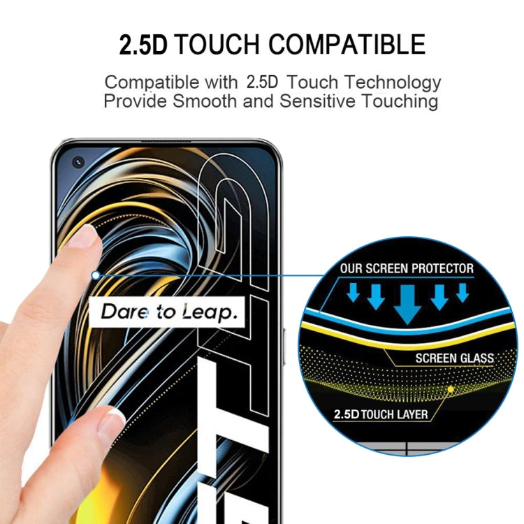 Tempered glass screen protector with 2.5D touch compatibility, hand aligning film