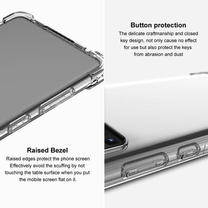 Shockproof TPU phone case with raised bezel and covered button edges