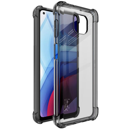 Shockproof TPU phone case with transparent black bumper and clear back cover